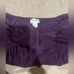 motherhood purple dress